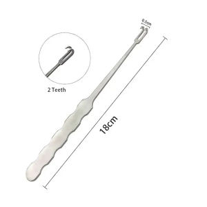 1 cái móc kéo xương móc kéo da móc răng 1/2/3/4 dụng cụ chỉnh hình bằng thép không gỉ cho thú cưng