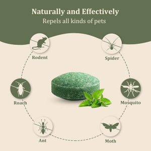 12pcs 480g Mothballs For Rats Valid For 15 Years NoMice Within 10.000 Meters Plant FormulaEffectively Repel Mosquitoes Cockroaches MiceAnd Other Pests Rat Repellant