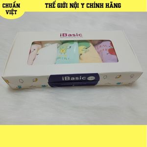 [iBasic] Hộp 5 Quần Lót Bé Gái Thun Cotton Boyshort - Dạng Đùi Hoạ Tiết - PANG021
