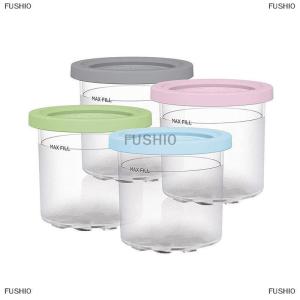 [COD] FUSHI0 Ice Cream Pints Cup For Ninja Creamie Ice Cream Maker Cups Reusable Can Store Ice Cream Pints Containers With Sealing