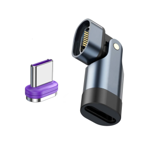 High Speed 240W Magnetic Type C Adapter Short Circuit Protections Adapter Aluminu Charging Adapter for Smartphones