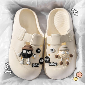 [Free Shipping] WomenS Coal Ball Clogs Thick-Soled Sandals Indoor And Outdoor Wear Slip-On Style Non-Slip Beach-Friendly Durable