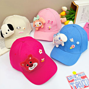 Sanrio Kuromi  My Melody Cinnamoroll Baseball Cap Cartoon Cute Boys Girls Peaked Cap Classmate Girl Gifts
