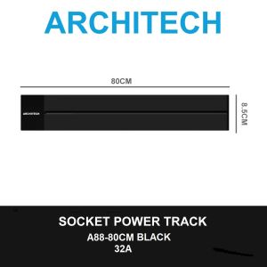 ARCHITECH  Stop kontak track rel Interior rumah/Power Track Socket 80 cm ART
