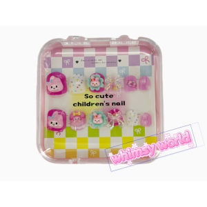 [SG Seller] Nail Art I Detachable nail sticker (Sanrio cartoon character) I Girl Nails set Gifts for Girls Whimsy World