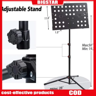 Lyric standViolin Guitar Music Sheet Stand Adjusting Knob Musical Accessory Musical Instrument Music Book Stand