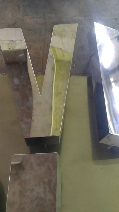 Stainless Letter Signage 10 inches DIY wall mount | Lazada PH