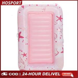 【NEW】 PVC Sunbathing Floating Raft Dual-Use Pool Float Mattress Thicken Large Folding Float Row for Beaches Lakes Water Sports