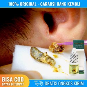 Obat Tetes Kotoran Telinga - Penghancur Kotoran Telinga Keras Kering Menumpuk - Obat Pelunak Kotoran Telinga Yang Keras - Obat Sakit Telinga - Obat Telinga Tersumbat Keluar Cairan Bening Bau - Obat Tetes Telinga Anak dan Dewasa - Propolis SM