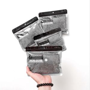 HOÀN TIỀN 15% - Quần Lót Nam [ Combo 3 ] Quần Sịp Đùi Nam Boxer Dệt Kim Vnxk Co Dãn Thoáng Khí - Quần Xì Đùi Nam Thông Hơi Mềm Mịn