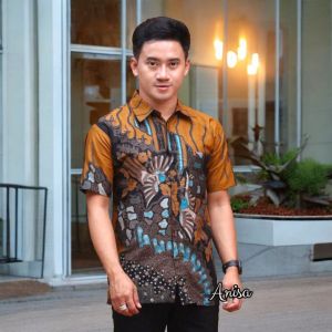 BISA COD - Kemeja Batik Pria Lengan Pendek Murah Berkualitas - Atasan Batik Pria Pekalongan - Seragam batik Pesta Pernikahan modern