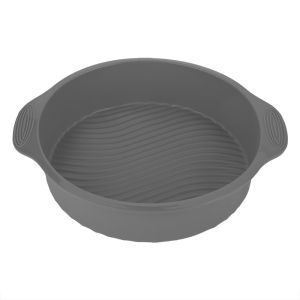 LUXEMO Chất liệu silicon Khuôn làm bánh bằng silicon Xám Xanh Xanh Lá Hồng Chống trơn trượt Khay nướng bánh Bền bỉ Dùng cho thực phẩm Khuôn bánh tròn Nấu nướng tự làm tại nhà