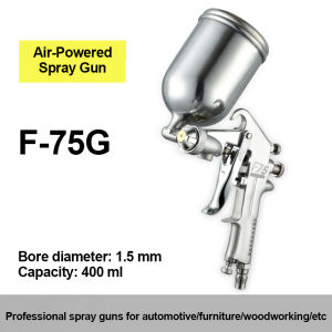 DEKES F-75 spray gun 1.5mm furniture auto paint glue high atomization spray gun (gravity/suction)