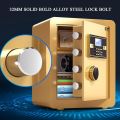 Safe Box Electronic Password Safe Steel Safe Deposit Anti-theft Alarm Safe For Home Office. 