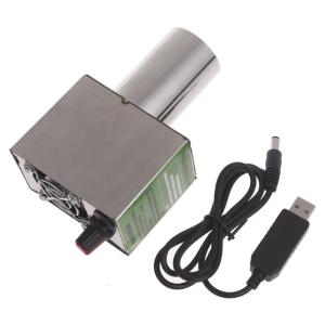 Quạt BBQ PWM Blower 12x3.8cm 5V 2A Lưu lượng không khí lớn dùng nguồn USB fan hâm mộ tốc độ tùy biến công tắc điều khiển cho than Starter