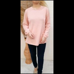 Atasan Busui Wanita Lengan Panjang Bahan Babyterry Premium