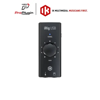 IK MULTIMEDIA iRig USB audio interface สำหรับ Ipad และ Iphone ให้คุณภาพเสียงที่ดีเยี่ยมช่องต่อ กีต้าร์และเบส (ProPlugin)