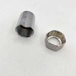 JUNOTERNEY Practical Water Pipe Connector Long Nut Metal Joints Bathroom Accessories Round Shower Hose Adapter Inlet Outlet