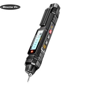 [Hot] Bút đa năng kế thông minh LCD đèn nền thông minh Màn hình máy thử điện đèn pin chiếu sáng AC/DC điện áp Ohm đi ốt đo để nhận dạng dây lửa
