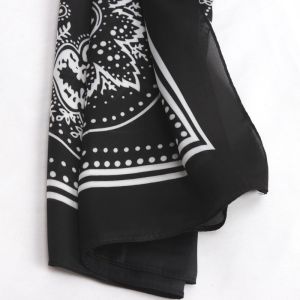 70cm Cashew Nut Floral Neckerchief Hijab Scarf for Women Silk Headband Hair Scarves 2026 Female Shawls Head Scarfs for Lady