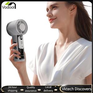 【Vodool】 3000mAh 100 Speed Portable Fan Rechargeable Adjustable High-Speed Fan Battery Operated Cooling Fan for Camping Hiking Outdoor Activities