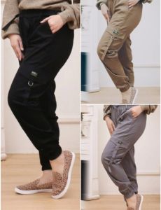 JOGER CARGO WANITA / CELANA JOGGER WANITA JUMBO TERMURAH / JOGER CARGO TWILL