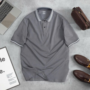 Áo Polo Nam BigSize ZENBIG Áo Thun Nam chất liêu cotton co giãn 4 chiều  cổ bẻ phối kẻ trẻ trung năng động size lớn 80-140kg nhiều màu dễ phối đồ