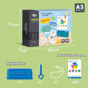 Đồ Chơi Chìa Khoá Logic Chìa Khóa Giải Đố Đồ Chơi Trí Tuệ Giáo Dục Rèn Luyện Tư Duy Logic Phù Hợp Cho Các Bé