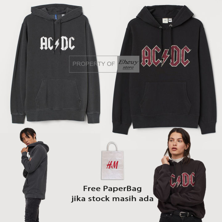 Hoodie H M ACDC ORIGINAL Sweater acdc hnm pria wanita Lazada