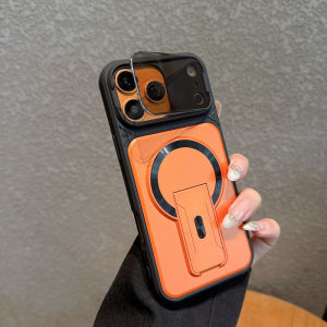 Rugged Mech Phone Case With Flip Cover & Kickstand For iPhone 11 12 13 14 15 16 17 Pro Max Plus Air Series Wireless Charging Compatible Cover