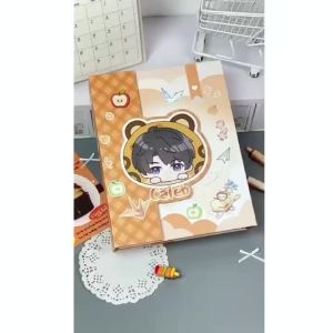Love and Deepspace Caleb Kpop Photocard Storage Binder 20 Refillable Sleeves Idol Trading Card Organizer Album Loose Leaf Collecting Book