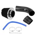 76mm 3 Inch Universal Car Cold Air Intake Filter Aluminum Induction Hose Pipe. 