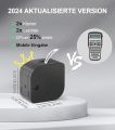 Label Maker Machine with Tape - Portable Inkless Bluetooth Printer,  Thermal Printer Handheld Labeler with Multiple Templates Icon Font for Smartphone for. 