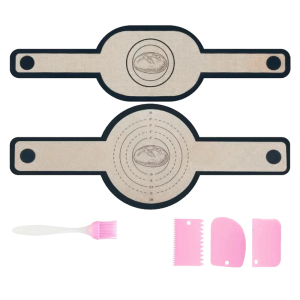 2 chiếc thảm silicon dày để nướng nồi nấu chất liệu dày bao gồm bàn chải tay cầm chịu nhiệt để Bột Bánh Mì