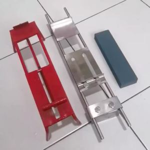 Tatakan Batu Asahan Whetstone Holder Tatakan Batu Asah Stainless Steel Whetstone Holder Alas Asahan