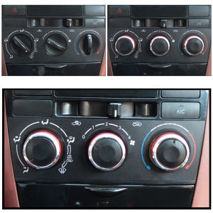 3 cái máy điều hòa knobs cho Toyota Corolla Altis 2001 2002 2003 2004 2005 2006 2007 nhôm công tắc quay