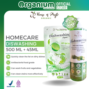 Phyto Organic Paket Sabun Cuci Piring Dishwashing Liquid 500ml + 450ml