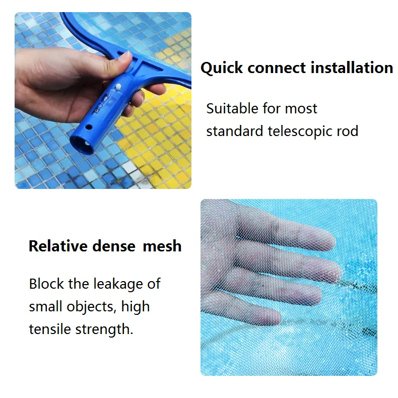 Telescopic Butterfly Net Pool Skimmer Nets Detachable Fishing Mesh