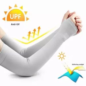 VTTO 2PCS Outdoor Sport Arm Sleeves Summer Sports UV Protection Running Cycling Driving Reflective Sunscreen Bands