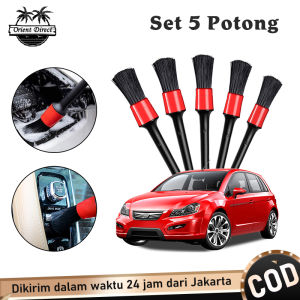 Kuas Detailing Mobil Set 5pcs Sikat Detailing Ultra Soft Kuas Detail Interior Mobil Premium