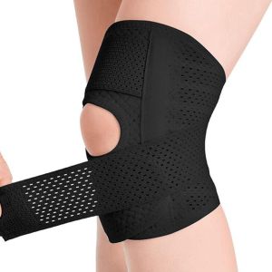 GAOSU Volleyball Protective Injury Recovery Breathable Sports Injuries Elastic Knee Pads Knee Protective Belt Knee Brace Compression Knee Pad Knee Support