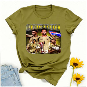 [Local Stock] HBESTY  Vozinha Cape Verde National Team Star Player Portrait Print Men Women Cotton Tee Patriotic Fan Apparel Outdoor Casual T Shirt