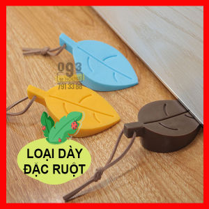 Miếng chặn cửa chống va đập hình chiếc lá chất liệu silicon