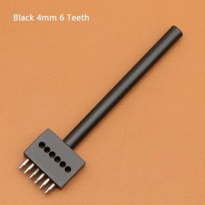 NAELIN 1Pcs 2/4/6 Răng Dụng cụ đục lỗ da Sách hướng dẫn 4/5/6/8mm Bộ khuôn đột tròn  Thép Dụng cụ đục lỗ