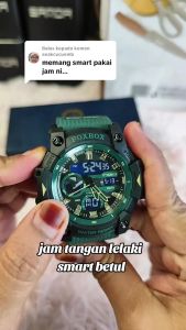 New Digital Watch Men 2.16inch Big Dial Dual Display Outdoors Waterproof Sport Luminous Silicone LIGE Watches For Men