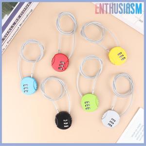 【Enthusiasm】🌟🌟【Hot Sale】🎈 13 20 50cm Wire Rope Digit Padlock Password Code Security Lock Smart Combination Lock For Motorcycle Helmet Lock Wire Rope