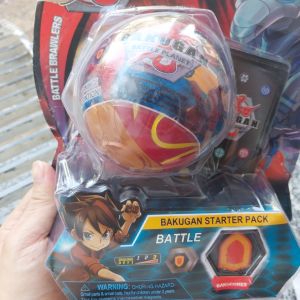 Đồ chơi Bakugan rồng đỏ lớn chuyển đổi 1 con lớn tặng kèm thẻ Bakugan và card core lục giác 2066 3-1