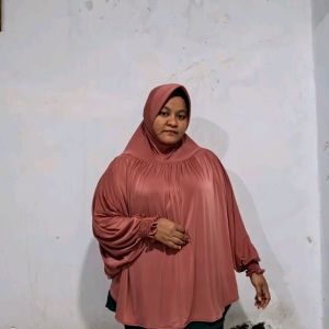 Hijab Instan Kerudung Lengan Rempel Dada Bergo Polos