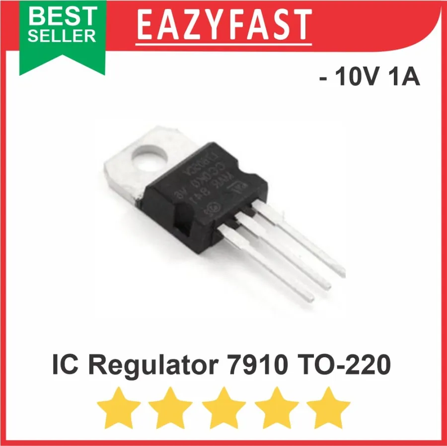 50 Pz L7910CV Regolatore Di Tensione 10V TO-220 ST - Nuovo Lotto T61 - Foto 3