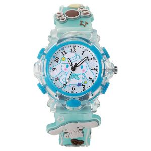 💎💫GROCELY💫💎JAM TANGAN ANAK MOTIF SANRIO 3D DENGAN LAMPU LED PADA BAGIAN SAMPING JAM DAN TALI JAM BERMOTIF KAWAII